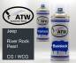 Preview: Jeep, River Rock Pearl, CG / WCG: 400ml Sprühdose + 400ml Klarlack - Set, von ATW Autoteile West.
